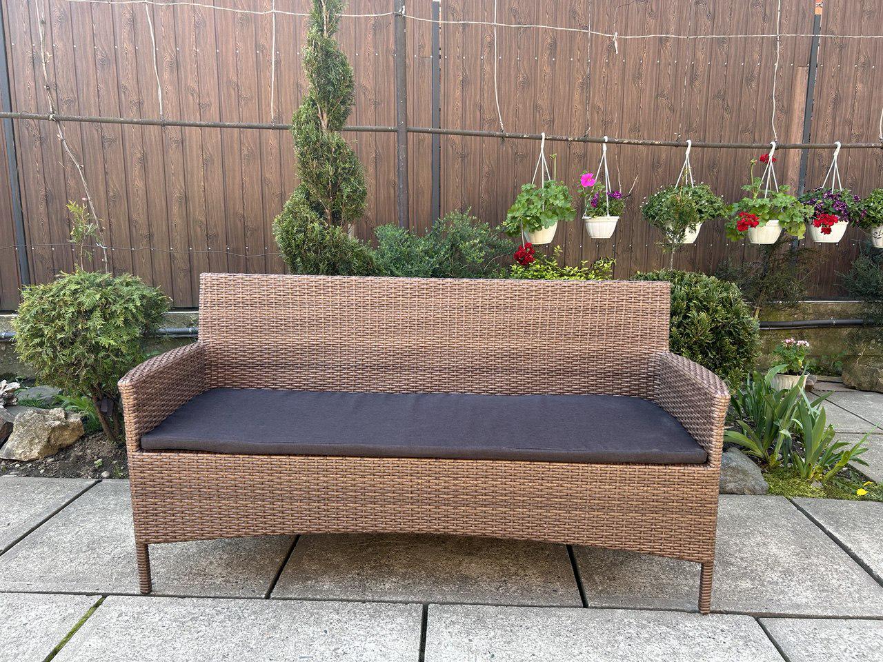 Диван ротанговый уличный Сімейний Затишок 155х52 см - фото 11 Диван ротанговый уличный Сімейний Затишок 155х52 см - фото 11