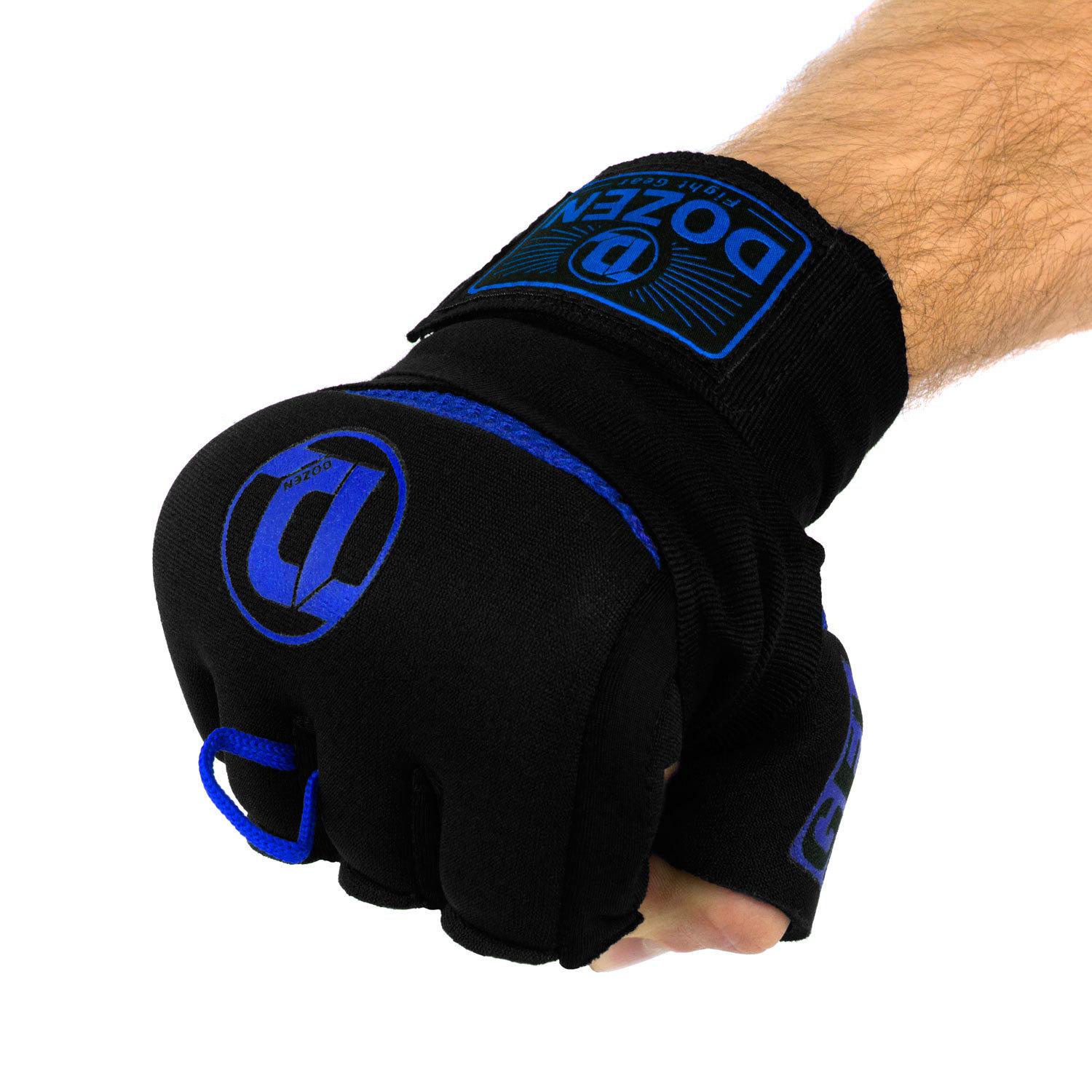 Бинты-перчатки Dozen Pro Gel Air Inner Speed Wraps S/M Черно-синий - фото 5 Бинты-перчатки Dozen Pro Gel Air Inner Speed Wraps S/M Черно-синий - фото 5