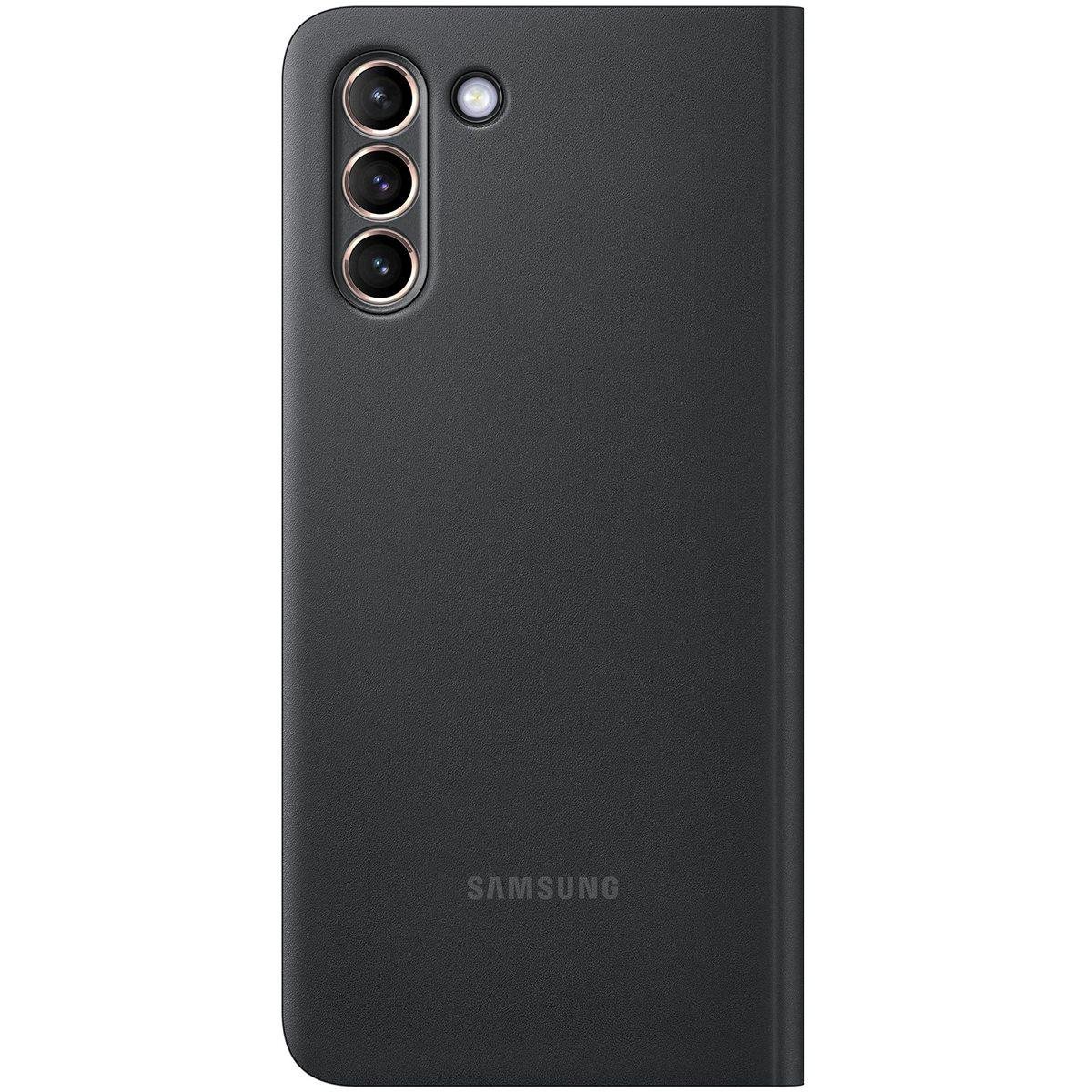 Чехол-книжка S-View Clear View Flip Cover EF-ZG996CBEGRU для Samsung Galaxy S21 Plus 5G 6.7" Черный - фото 4