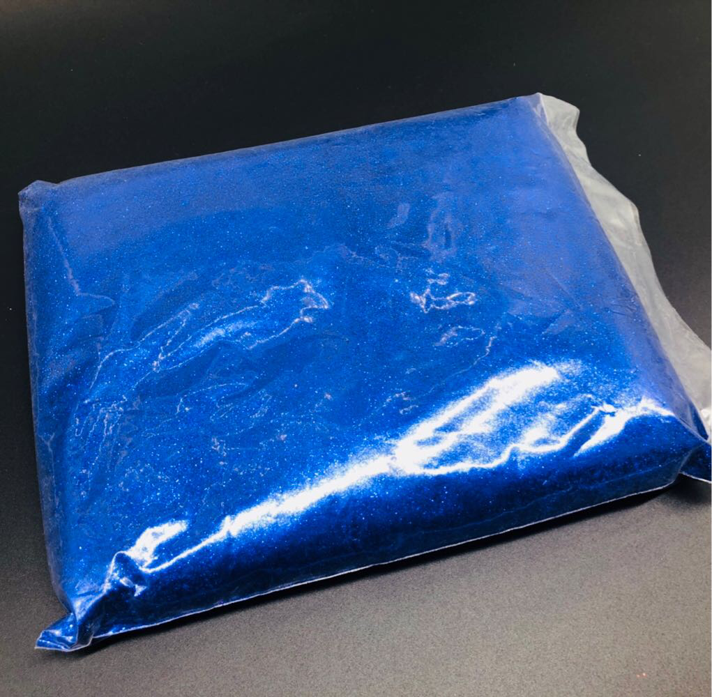 Блестки декоративные глиттер мелкие упаковка 1 кг Синий (BL-005)