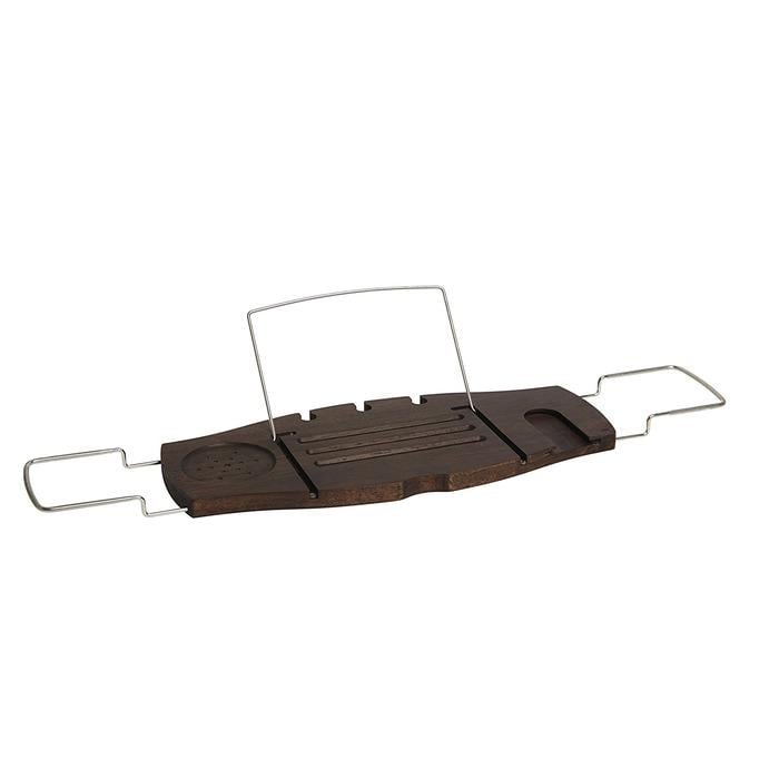 Полиця для ванної Aquala Bathtub Caddy Umbra 71,1-94x21,6x3,8 см Коричневий (020390-656)