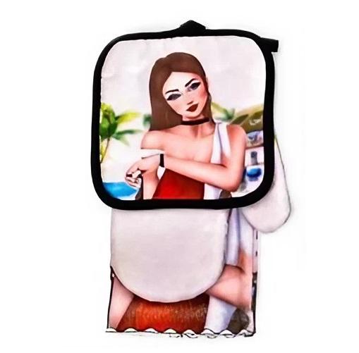 Прихватка с перчаткой Stenson R89659 2 предмета