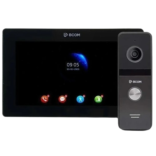 Видеодомофон BCOM BD-770FHD/T Kit 7" Black (31153180)