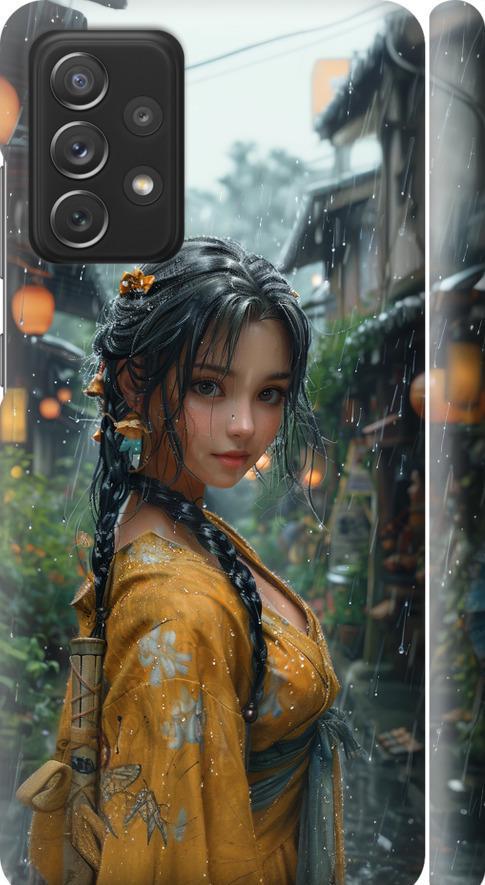 Чехол на Samsung Galaxy A72 A725F Anime-girl (6133m-2247-42517)