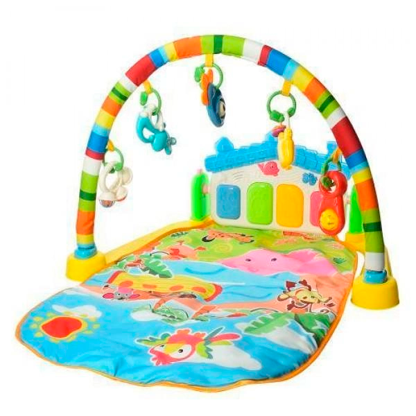Коврик музыкальный для младенца Bambi 83х51 см Разноцветный (63-75-525-01)