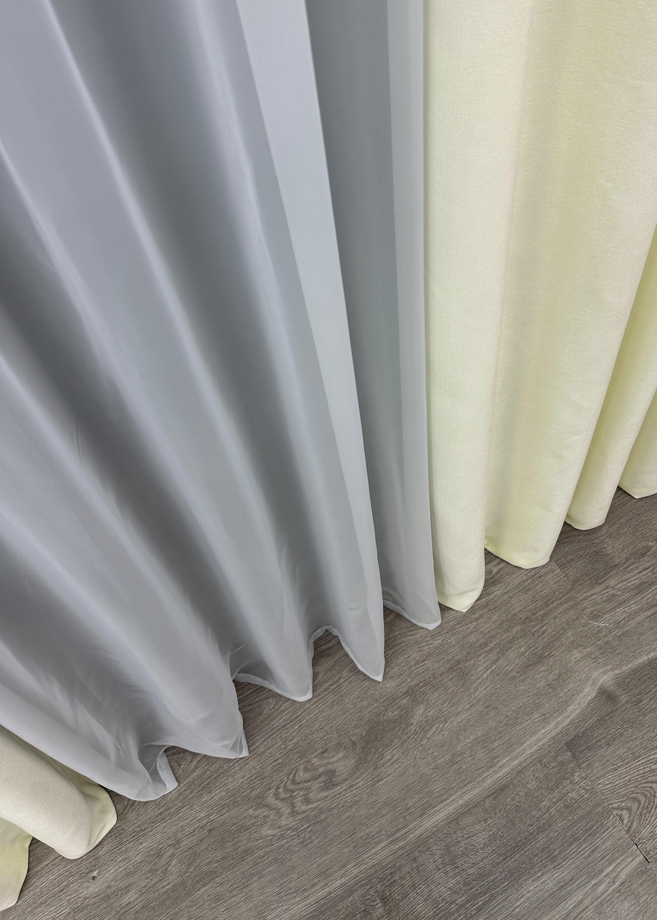 Комплект готовых штор VR-Textil Лен Парма №1736ш 150х270 см 2 шт. Молочный (33-0647) - фото 10 Комплект готовых штор VR-Textil Лен Парма №1736ш 150х270 см 2 шт. Молочный (33-0647) - фото 10