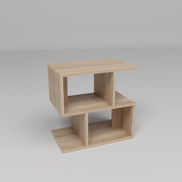 Тумба приліжкова Kontinent S-1 500х300х500 мм Дуб Сонома (27427386) - фото 3 Тумба приліжкова Kontinent S-1 500х300х500 мм Дуб Сонома (27427386) - фото 3