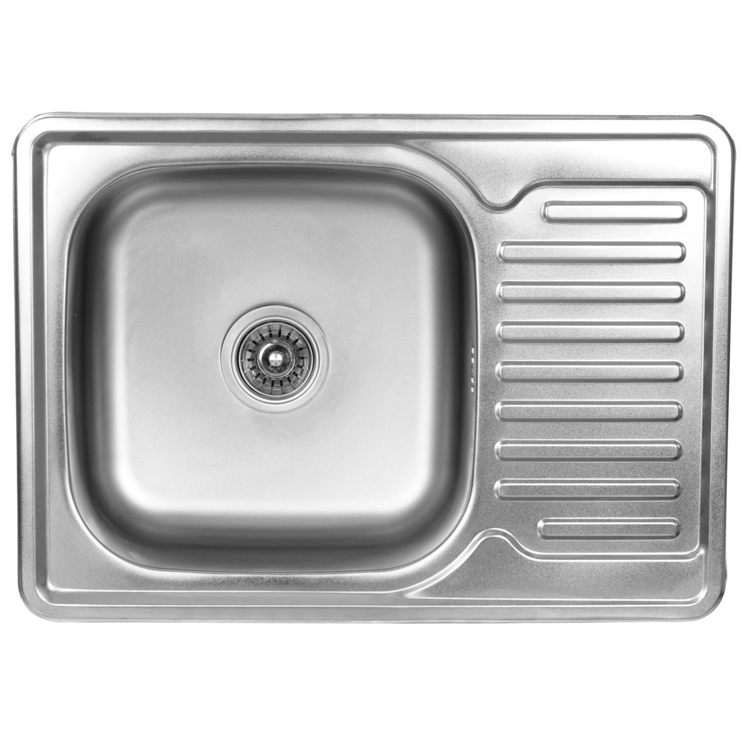 Мийка кухонна Valeso нержавіюча сталь PLS-A44167 700x500 мм прямокутна 0,8 мм (237041)