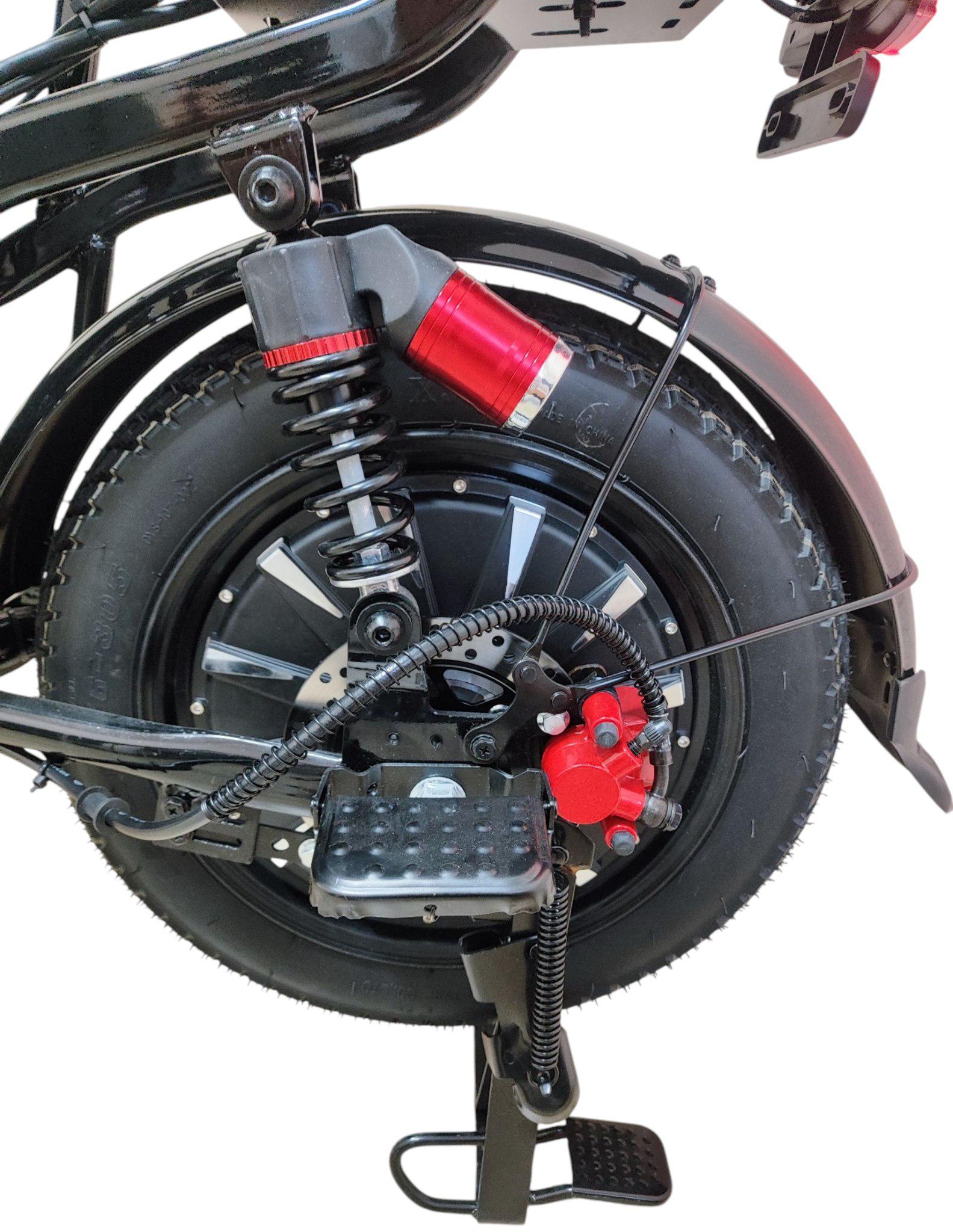 Электровелосипед E-Kam Monster 2000W 60V 30Ah PAS Черный (28459185) - фото 5