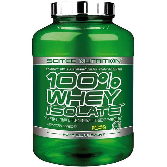 Протеин Scitec Nutrition 100% Whey Isolate 2000 г 80 порций Banana