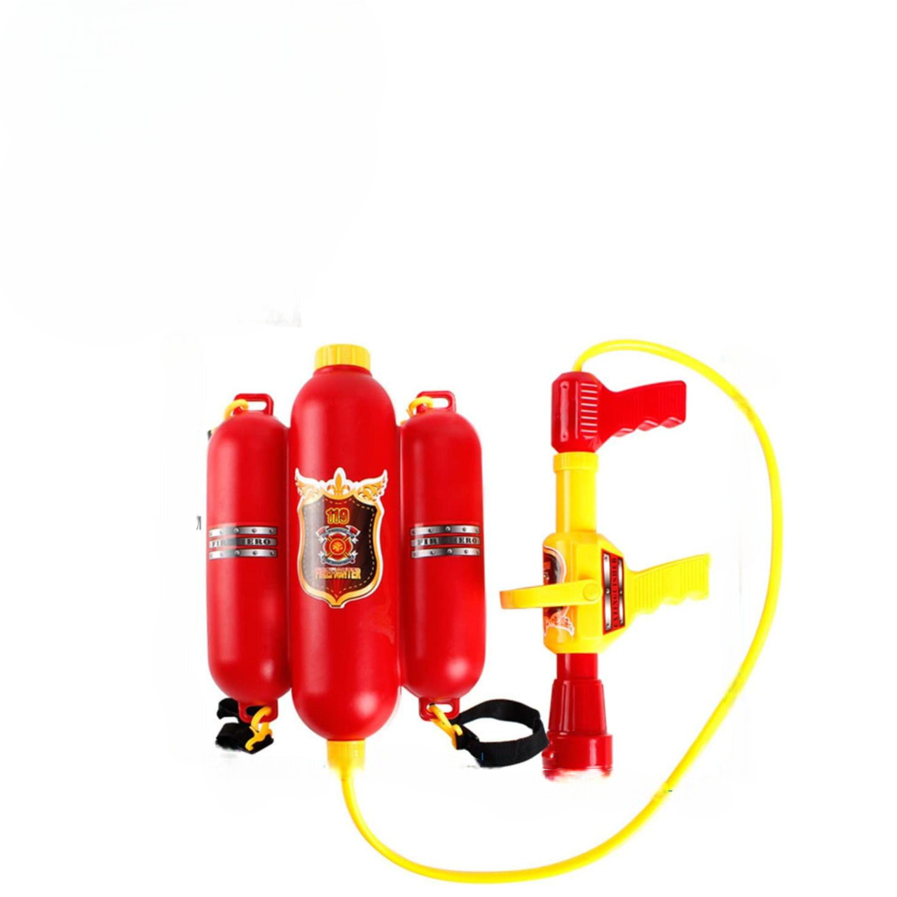 Водный пистолет с пожарным рюкзаком (VOPISR-RED-1307)