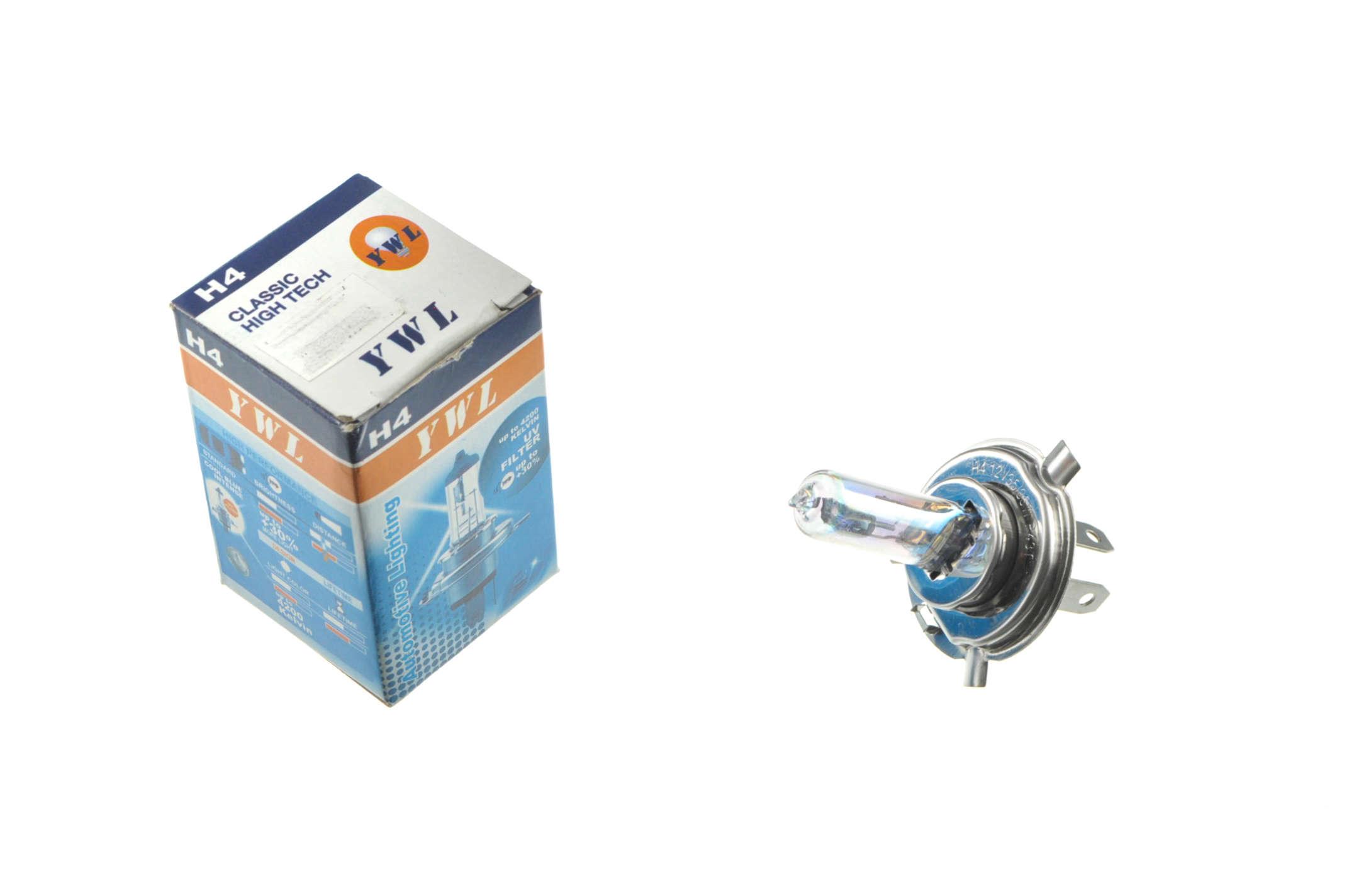 Лампа TOPCROWN H4 12V 35W/35W Розовый (L-206)