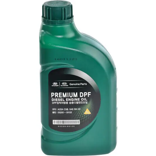 Моторное масло Hyundai Premium DPF 5W-30 1 л (0520000120)