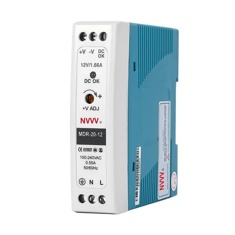 Блок питания MDR-20-12 NVVV на DIN-рейке 20W 12V (38138615) Блок питания MDR-20-12 NVVV на DIN-рейке 20W 12V (38138615)