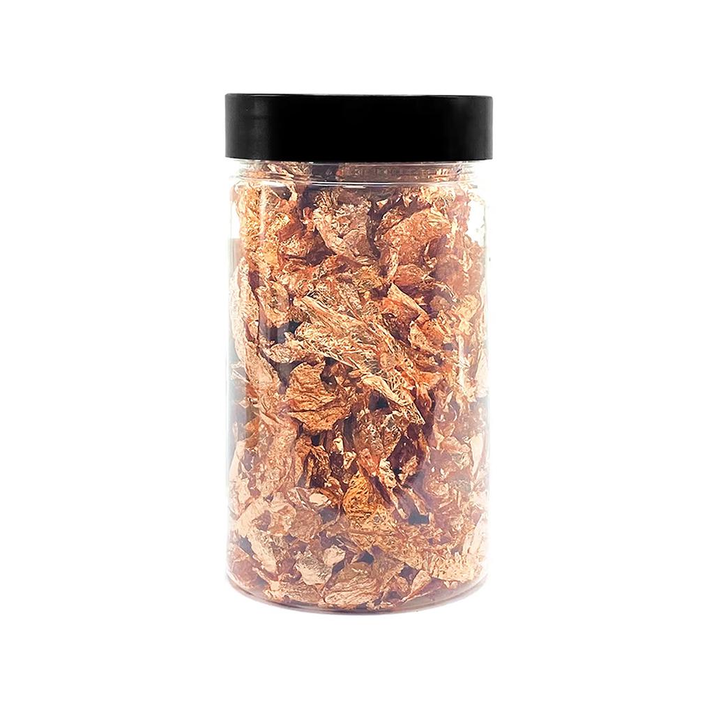 Фольга в хлопьях для декорирования тонкая 15 г Медный (Flake-15-C)