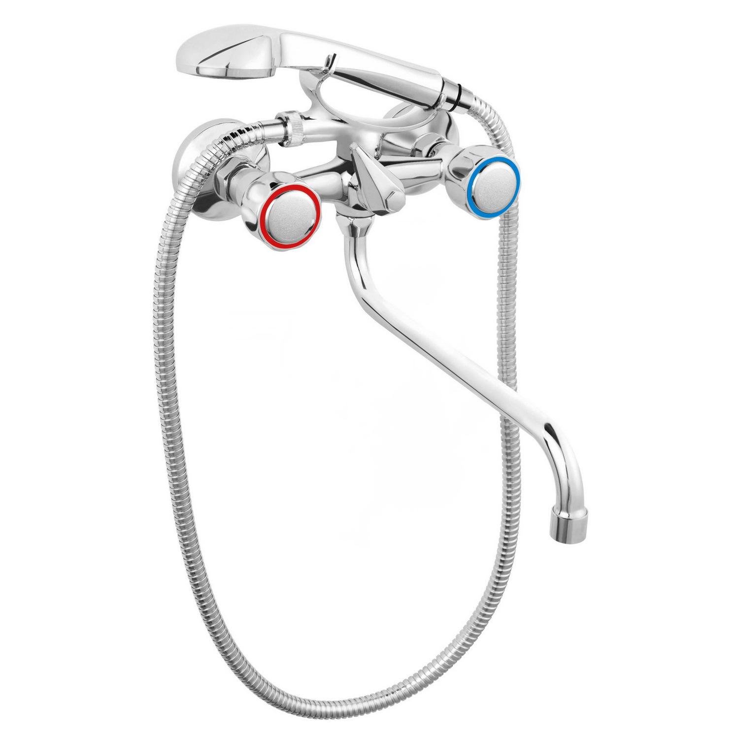 Смеситель для ванны Ferro Standart BST11A двухвентильный Хром (175081)