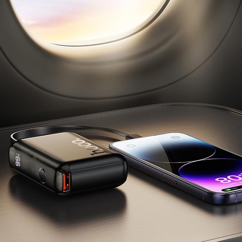 Повербанк Hoco J139 Hero 22,5W+PD20W Lightning 10000 mAh Black (00000074184_1) - фото 5 Повербанк Hoco J139 Hero 22,5W+PD20W Lightning 10000 mAh Black (00000074184_1) - фото 5