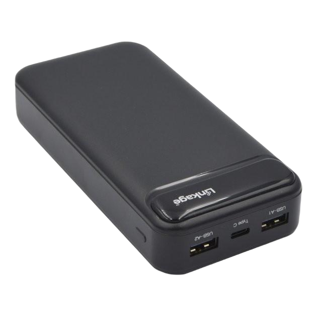 Повербанк Linkage LKP-21 2xUSB LCD 10000 mAh Black (3_02406) - фото 3