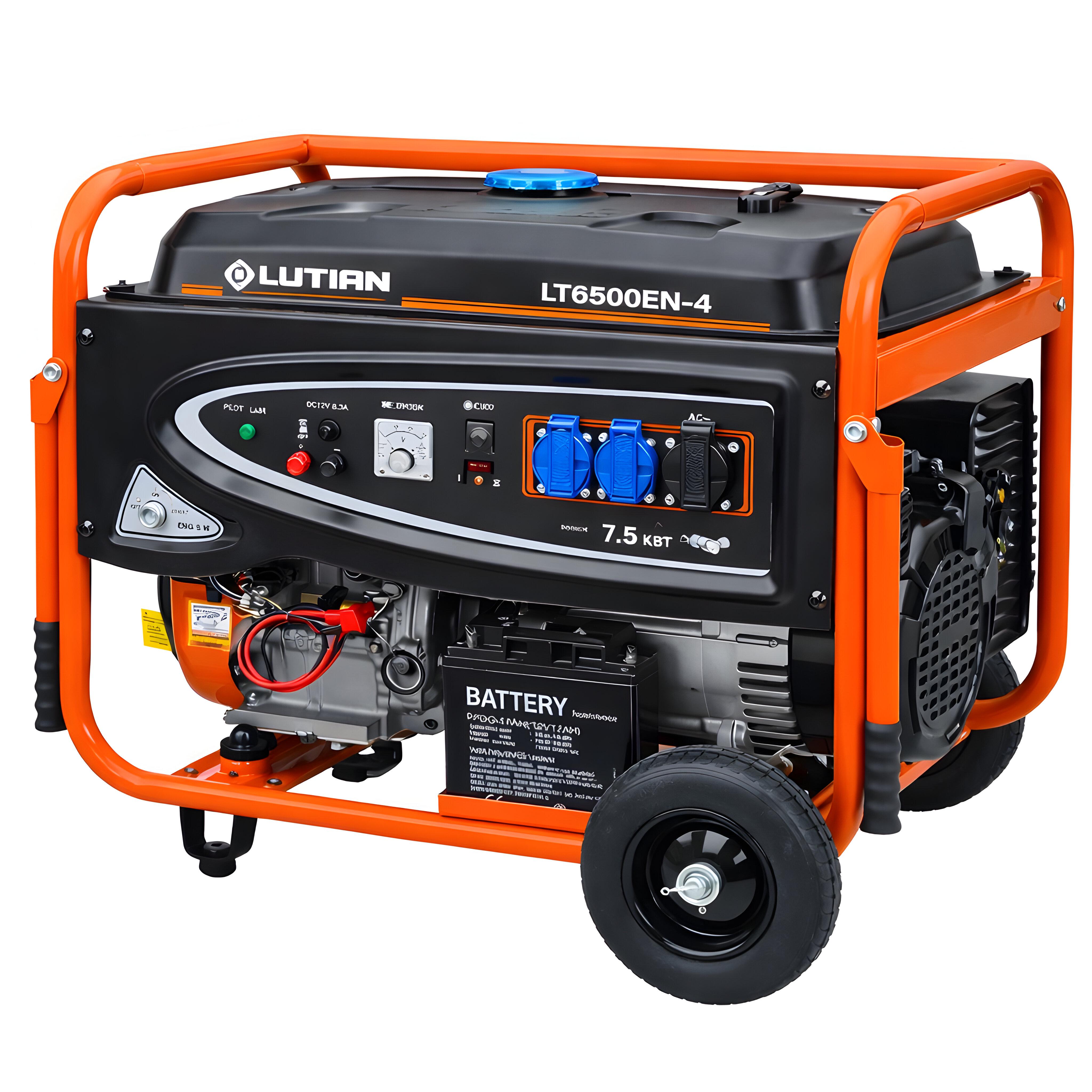 Генератор бензиновый Lutian LT6500EN-4 7,5 кВт однофазный 230 В (32001038)