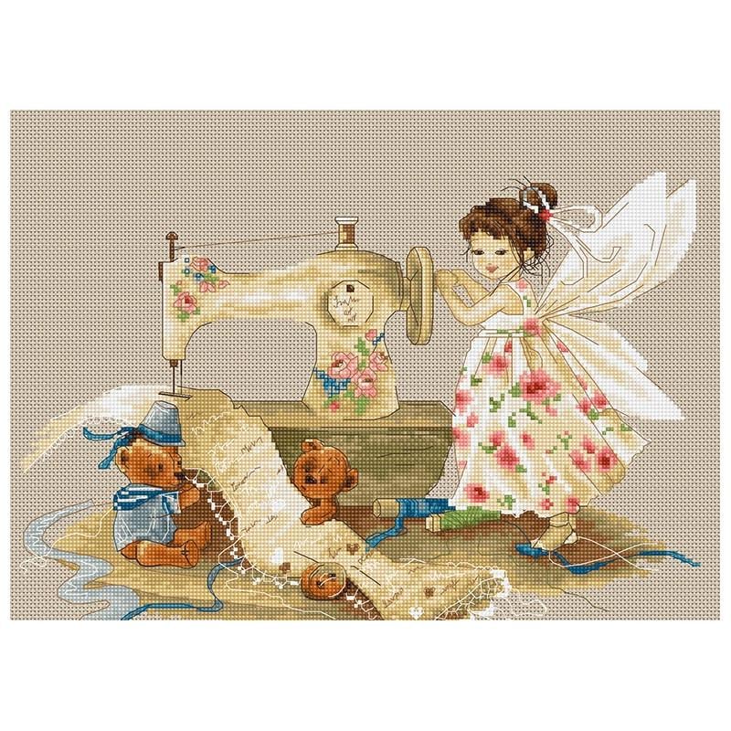 Набор для вышивания крестиком Luca-S B1116 Фея-Рукодельница (16022)