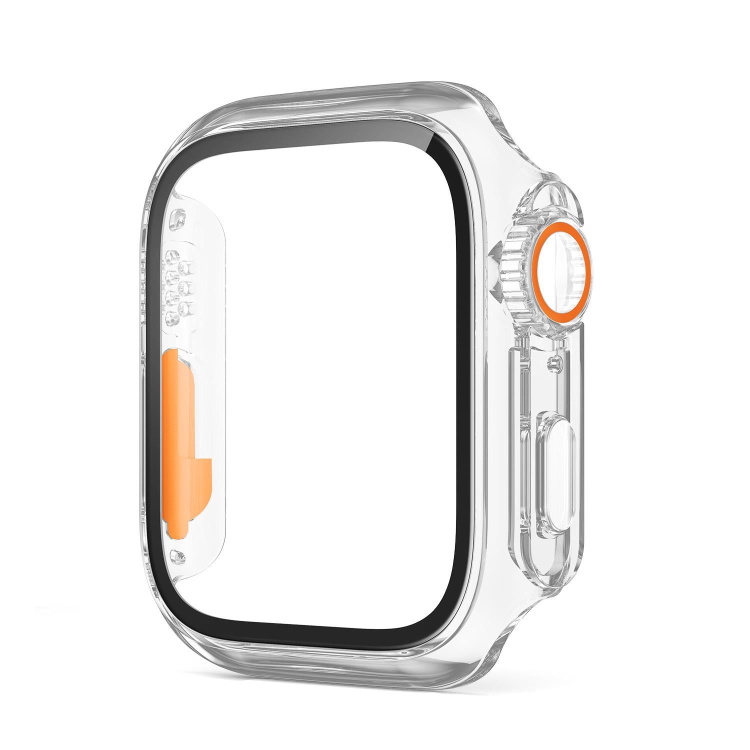 Защитный чехол для Apple Watch Choice 3 в стиле Ultra 44 мм Прозрачный