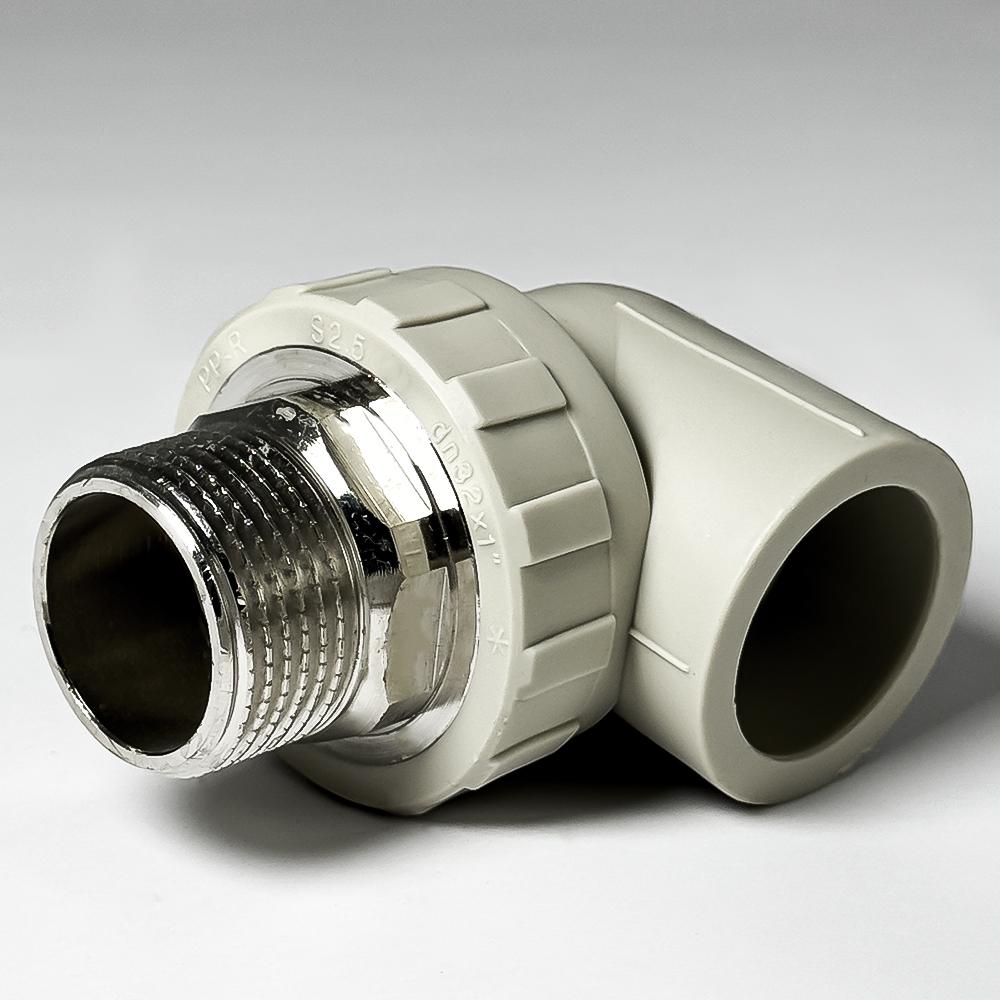 Кут PP-R SANTAN 32х1" із зовнішнім різьбленням (67700) - фото 3 Кут PP-R SANTAN 32х1" із зовнішнім різьбленням (67700) - фото 3