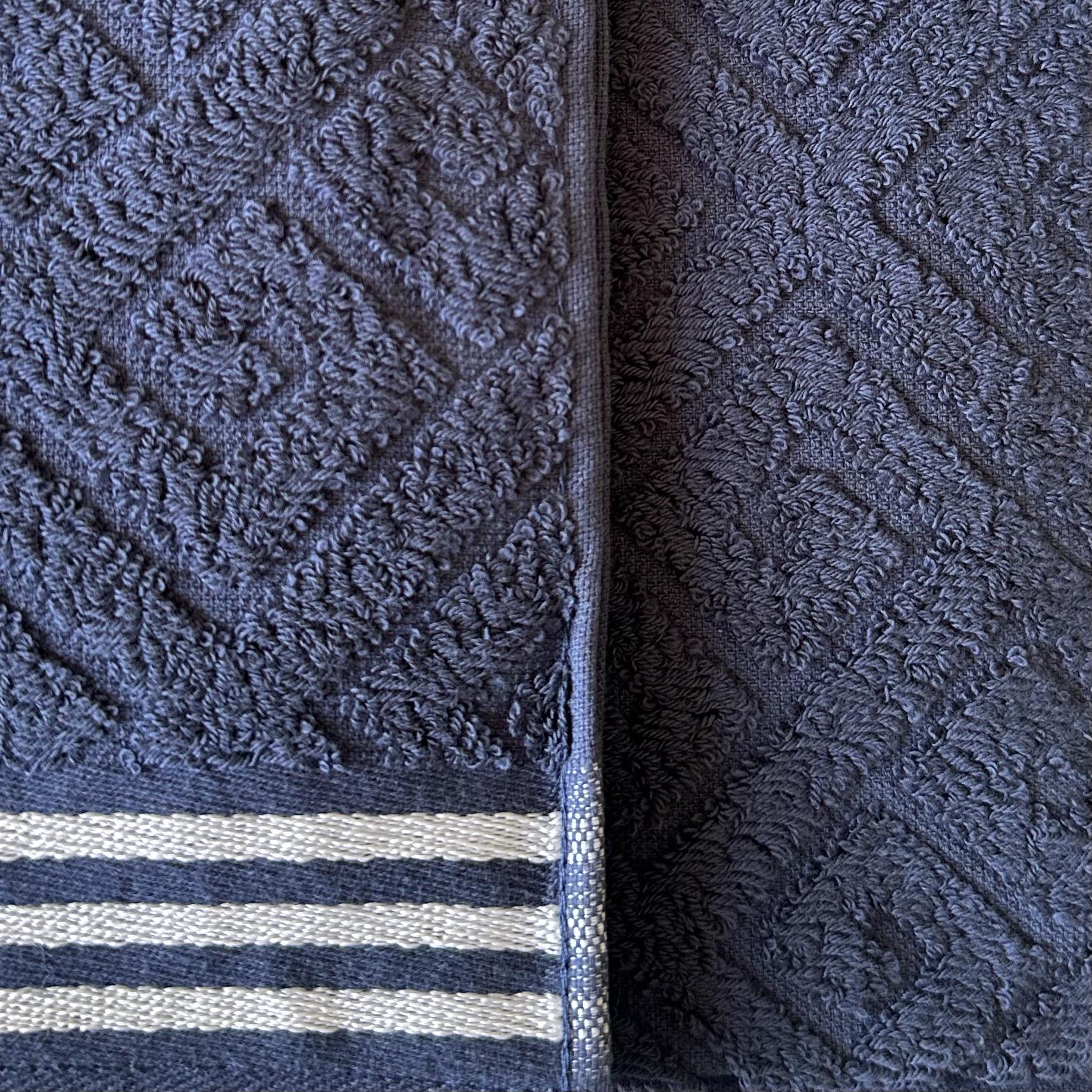 Рушник махровий Koloco 50х90 см Королівський синій (88-261-3) - фото 3