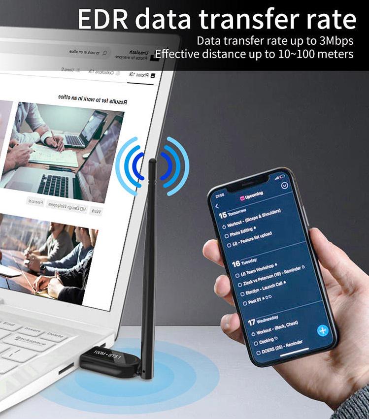 Адаптер Erston Bluetooth 5.1 с антенной - фото 8