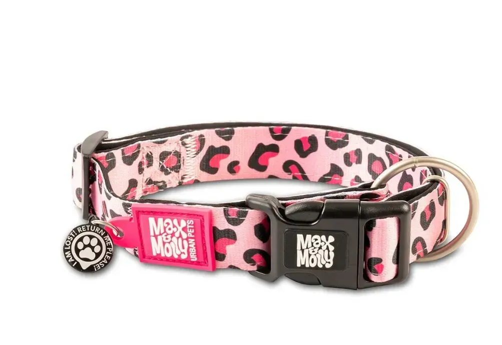 Ошейник для собак Max&Molly Smart ID Collar Leopard S Pink (27426399) Ошейник для собак Max&Molly Smart ID Collar Leopard S Pink (27426399)