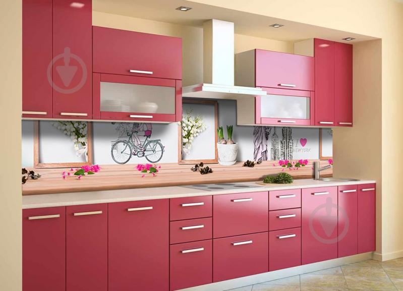 Скинали на кухню Zatarga «Милая Франция» 600х2500 мм виниловая 3Д наклейка кухонный фартук самоклеящаяся Z180806 Скинали на кухню Zatarga «Милая Франция» 600х2500 мм виниловая 3Д наклейка кухонный фартук самоклеящаяся Z180806