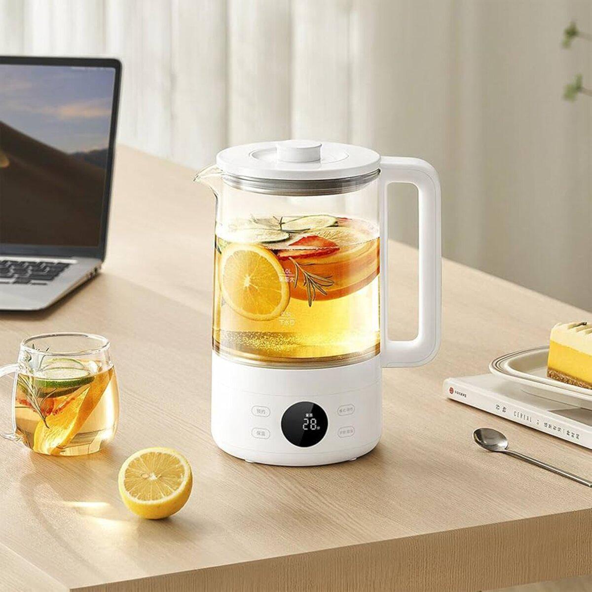 Заварочный чайник Mijia Smart Multifunctional Health Kettle S1 1,5 л 1000 Вт с переходником на EU розетку White (MDS2A0) - фото 2 Заварочный чайник Mijia Smart Multifunctional Health Kettle S1 1,5 л 1000 Вт с переходником на EU розетку White (MDS2A0) - фото 2