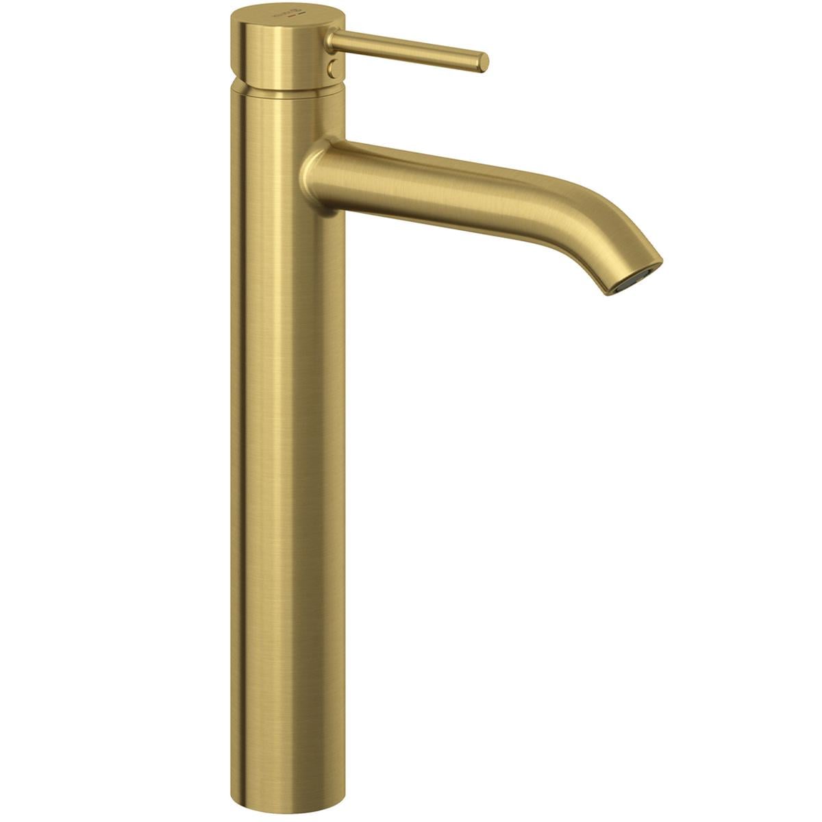 Смеситель для умывальника Kludi Bozz 38286N076 высокий однорычажный Золотой (216091)