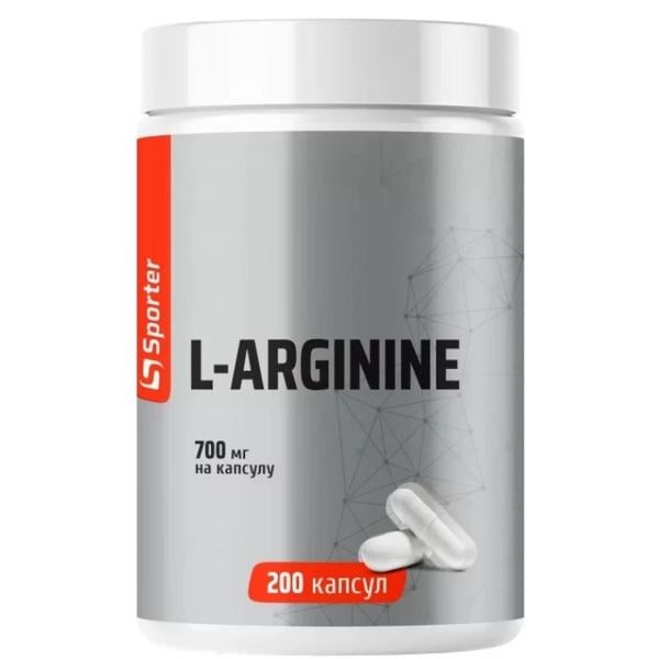 Аргінін Sporter L-Arginine 200 кап. Аргінін Sporter L-Arginine 200 кап.