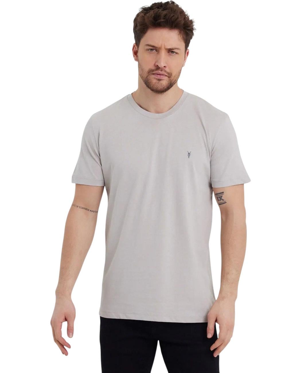 Футболка чоловіча базова Combined Blank Apparel TST0201.GREY 2XL Сірий (2228682272073)