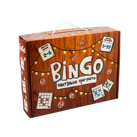 Настільна гра-лото BinGo 30757 українською (31913737)