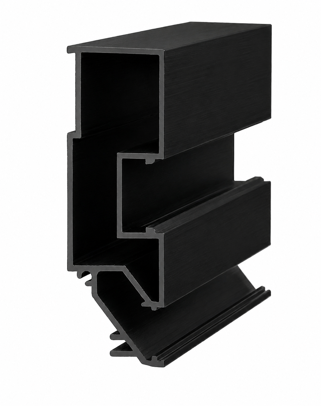 Профиль ArtLine STEP 6 для ниш натяжных потолков с LED-подсветкой алюминиевый 2 м Черный (25,407_2 мЧ)