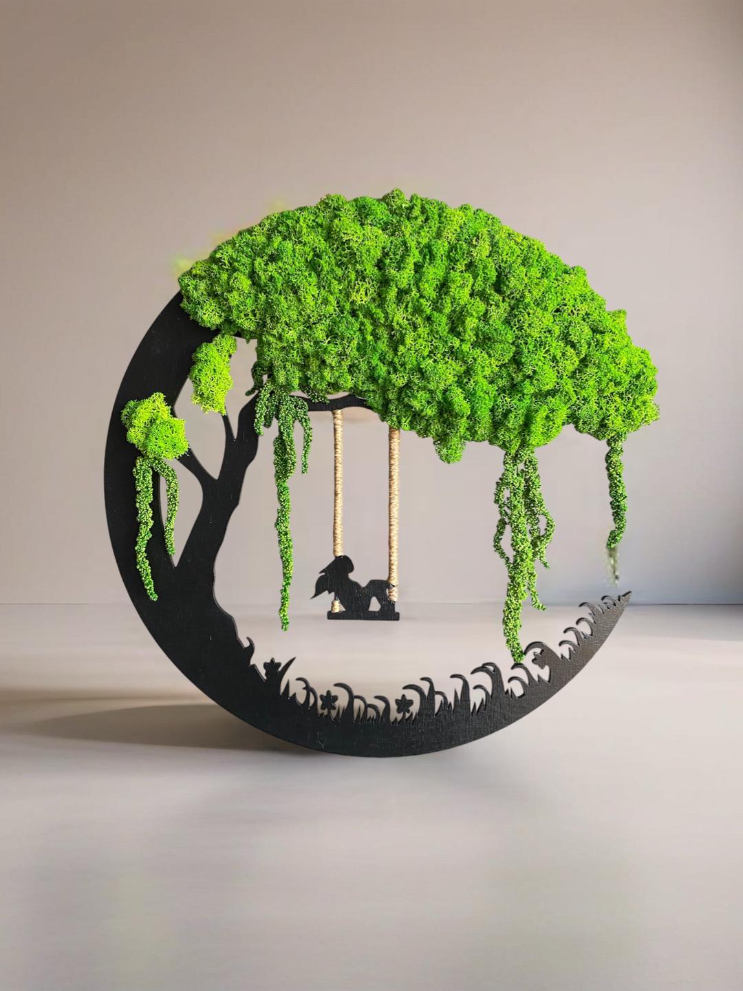 Панно из стабилизированного мха (1966573112)