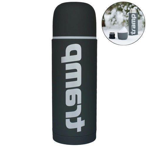 Термос Tramp Soft Touch 1,0 л 27,5х9х9 см Сірий (UTRC-109) - фото 2 Термос Tramp Soft Touch 1,0 л 27,5х9х9 см Сірий (UTRC-109) - фото 2