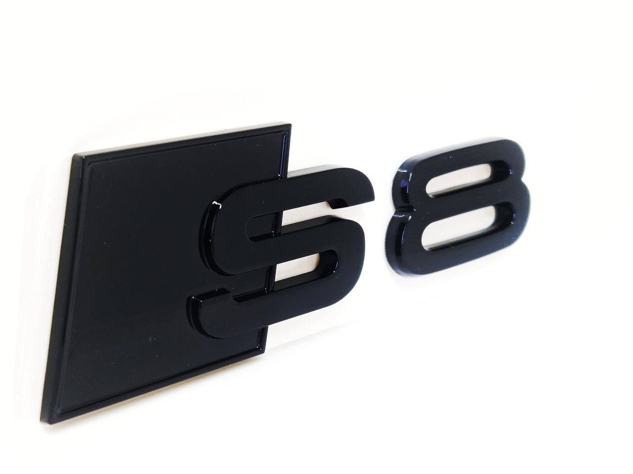 Эмблема-напись S8 Audi Black gloss (2331171698)