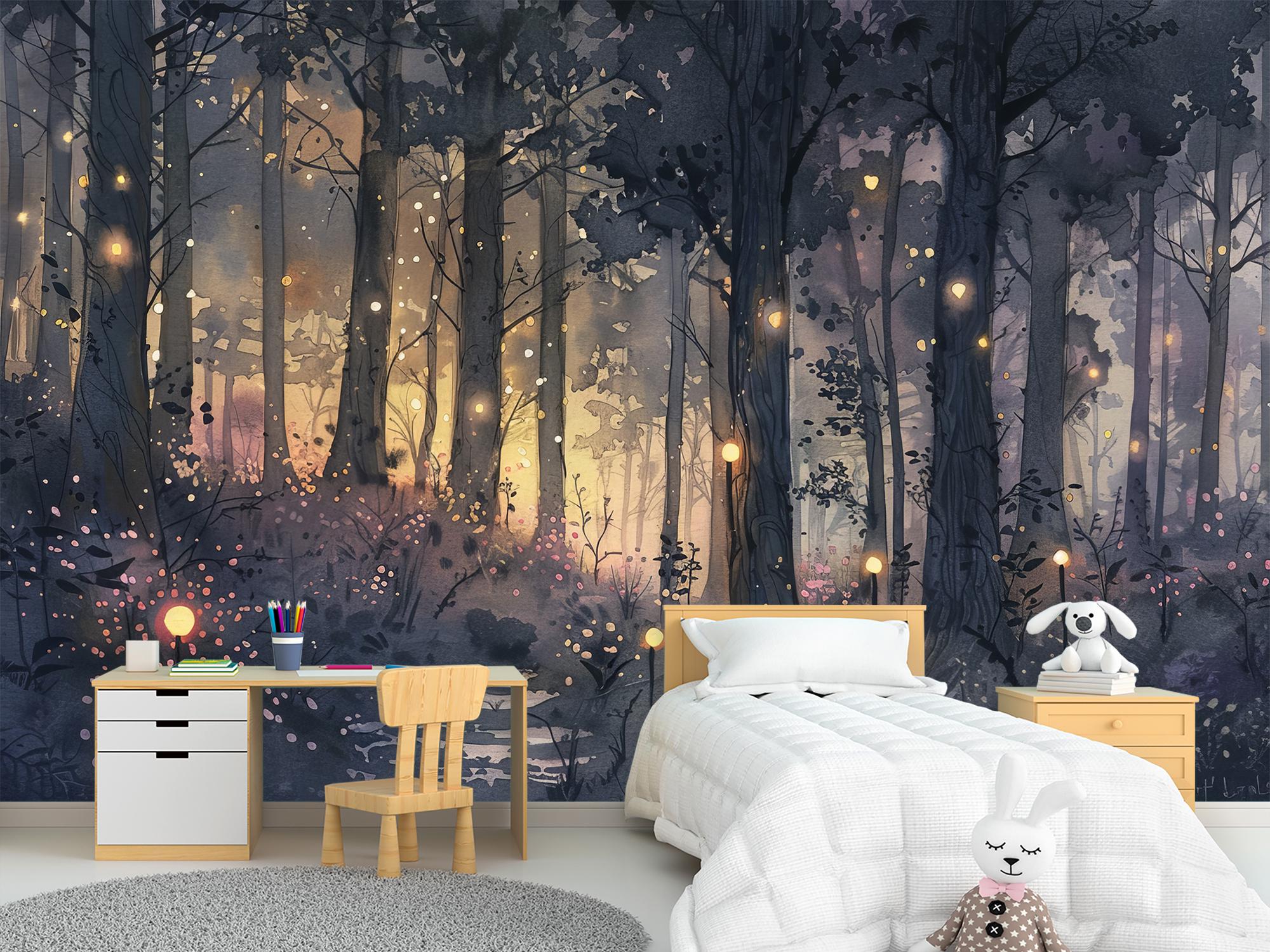 Фотообои флизелиновые Upstream Волшебный лес в сиянии 180х120 см (S5KID-072/2) - фото 8 Фотообои флизелиновые Upstream Волшебный лес в сиянии 180х120 см (S5KID-072/2) - фото 8