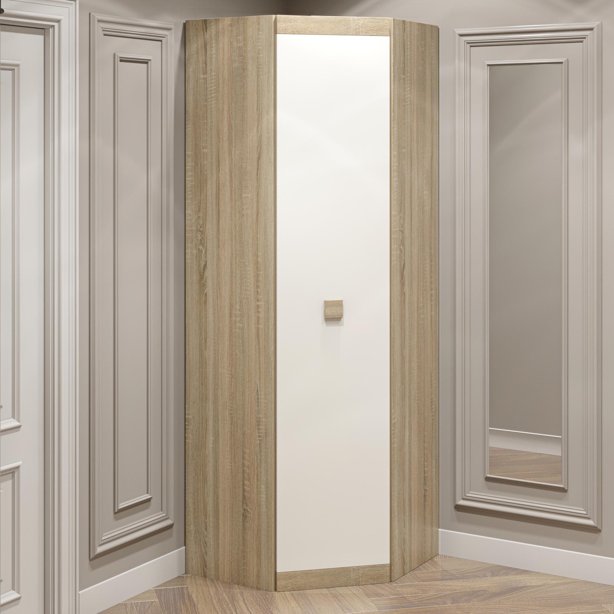 Шкаф угловой Эверест Соната-700 Дуб сонома/Белый (DTM-2314)