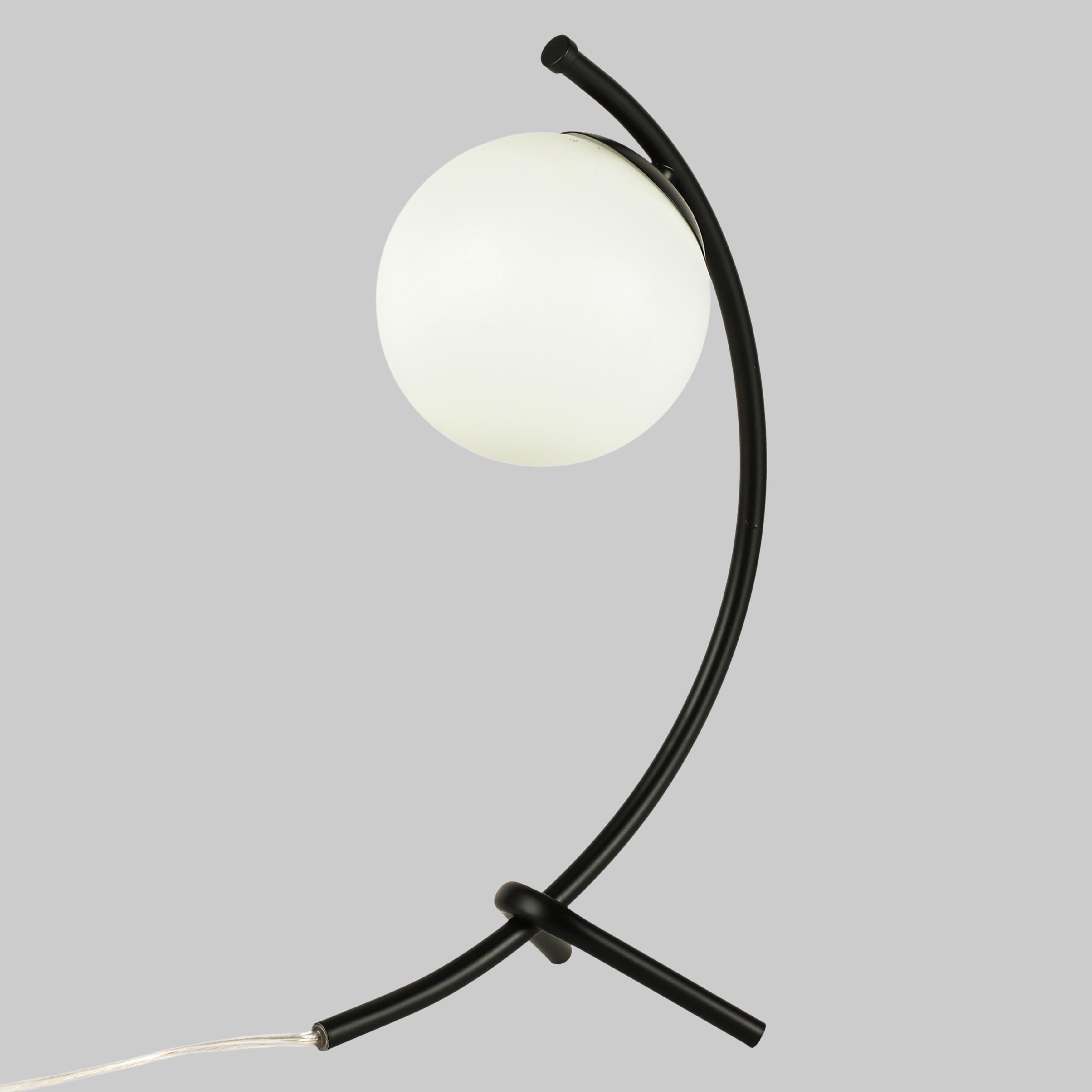 Лампа настільна/приліжкова Чорний (84-1026-1 BK+WH)