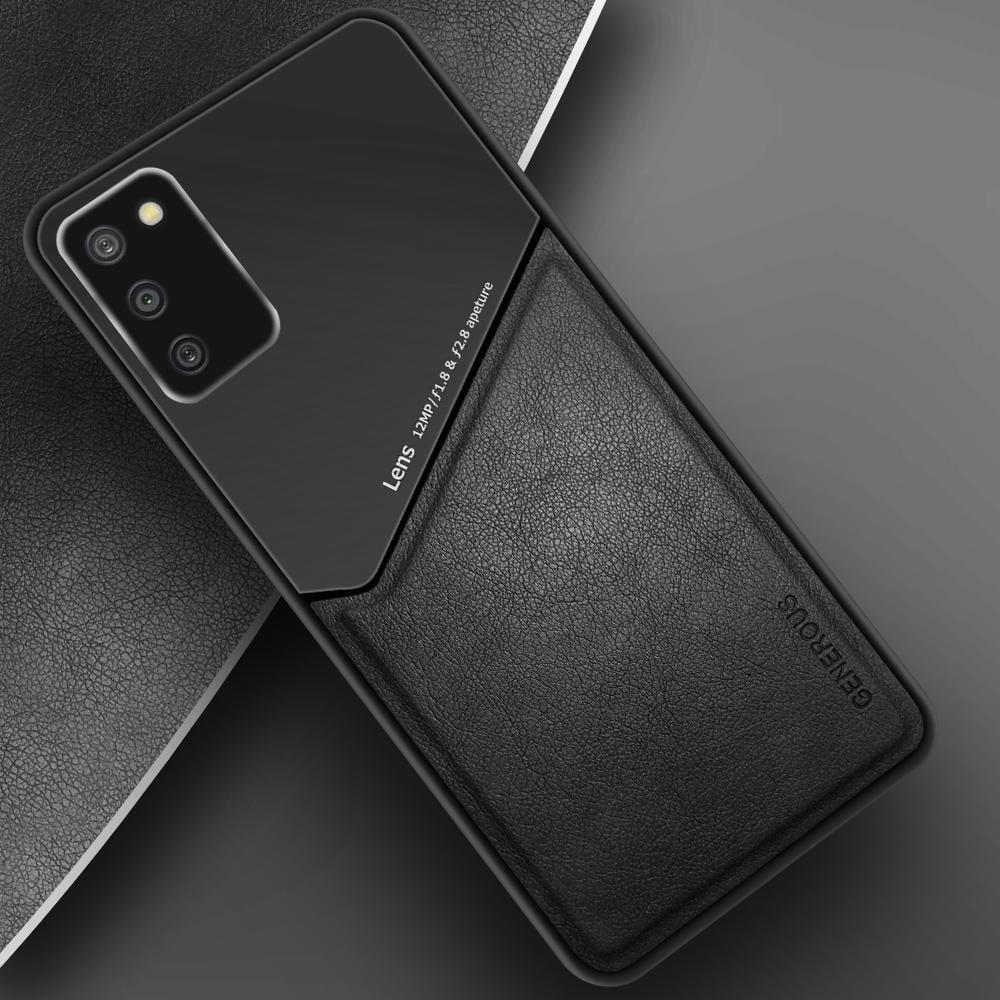 Комбінований чохол Generous на Samsung Galaxy A02s A025 Black (20017-2B)