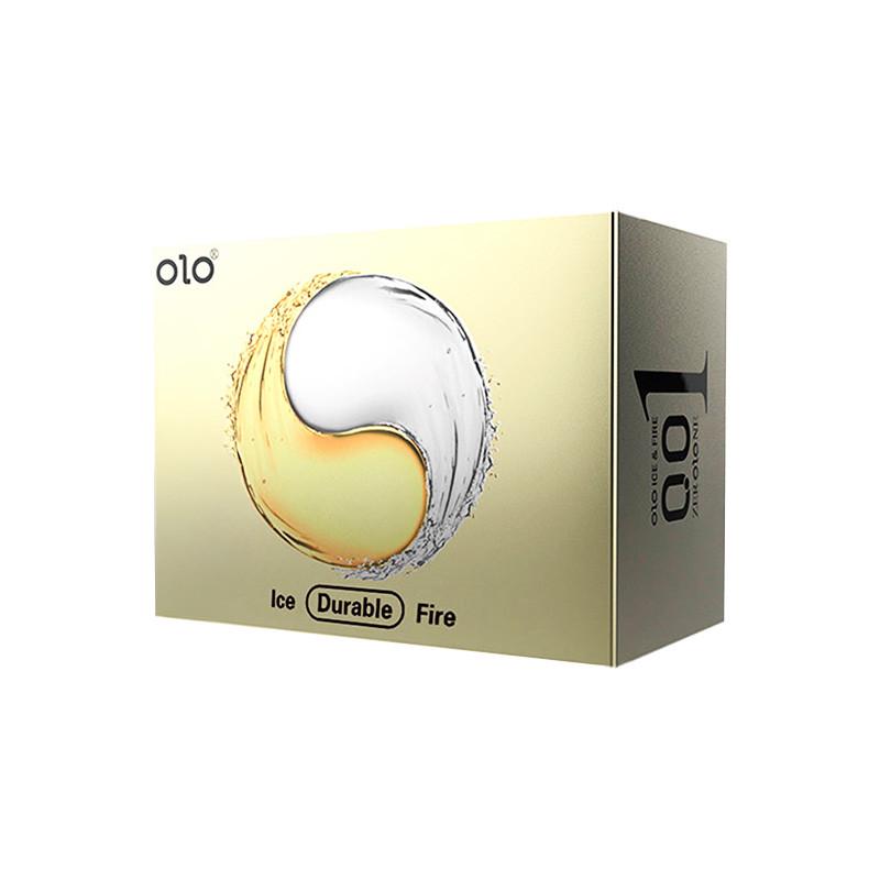 Презервативы OLO 0.01 Ice and Fire с гиалуроновой кислотой/термопролонгирующим эффектом 10 шт. (32468008) Презервативы OLO 0.01 Ice and Fire с гиалуроновой кислотой/термопролонгирующим эффектом 10 шт. (32468008)