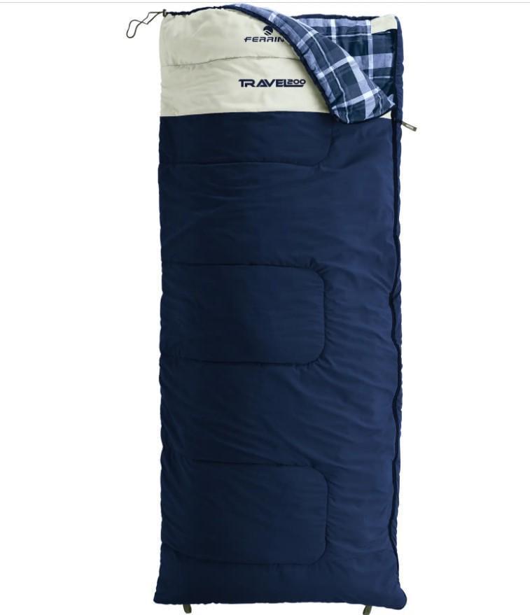 Спальный мешок Ferrino Travel 200 Left Deep Blue/White (86320HBB) Спальный мешок Ferrino Travel 200 Left Deep Blue/White (86320HBB)
