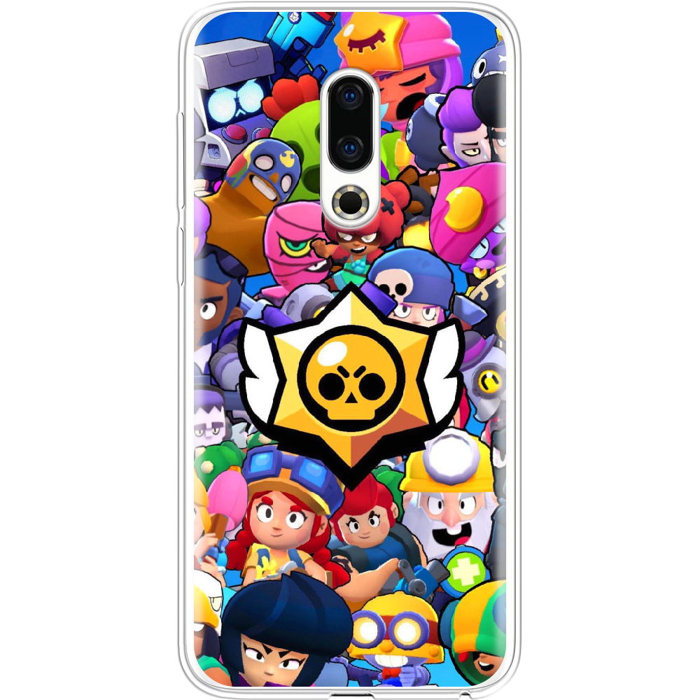 Чехол BoxFace Meizu 16 TH Brawl Stars Прозрачный силикон (35817-up2389-35817)
