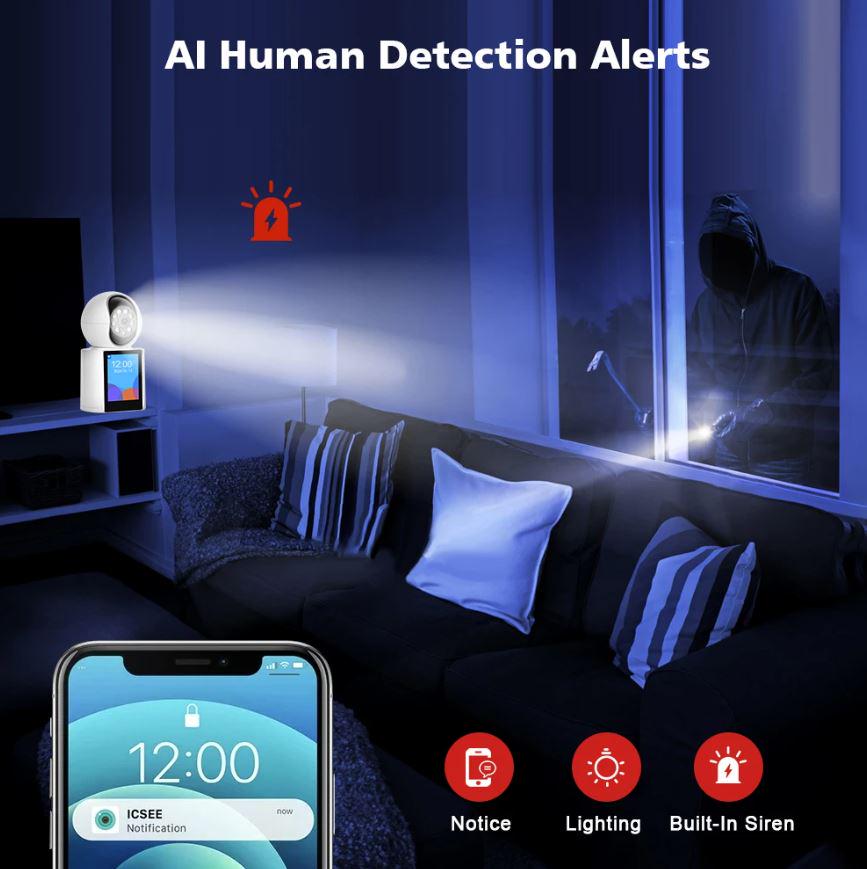 Видеоняня V1 WIFI Smart Camera icee Белый - фото 4