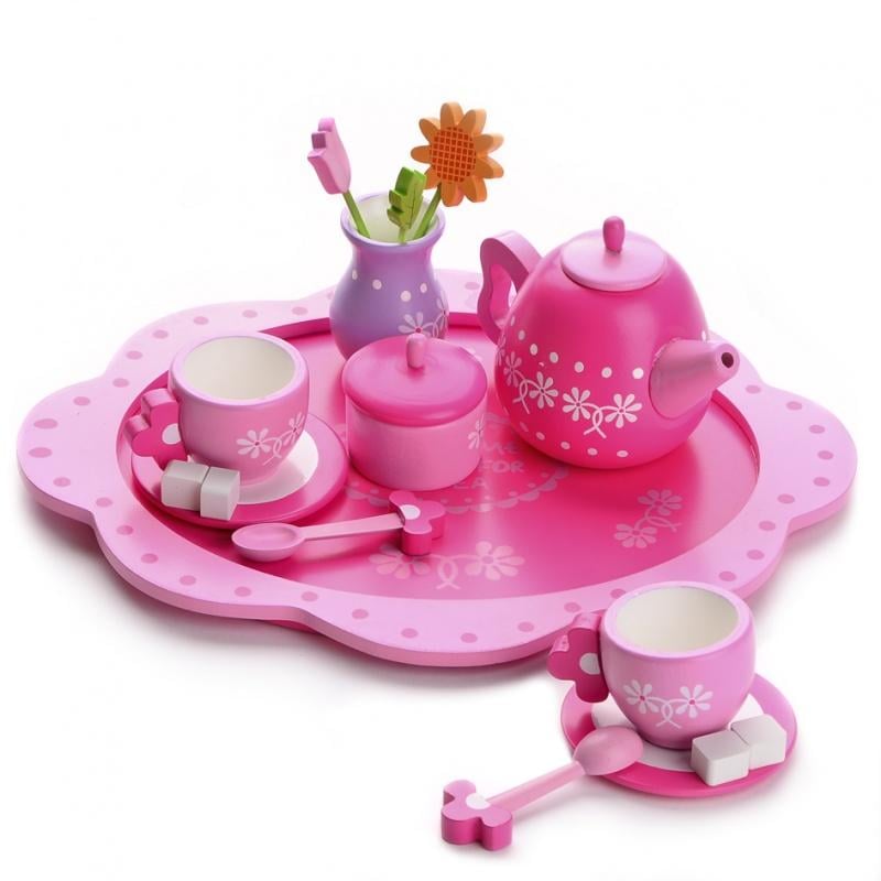 Игровой набор деревянный Чайный сервиз (IE186) - фото 1 Игровой набор деревянный Чайный сервиз (IE186) - фото 1