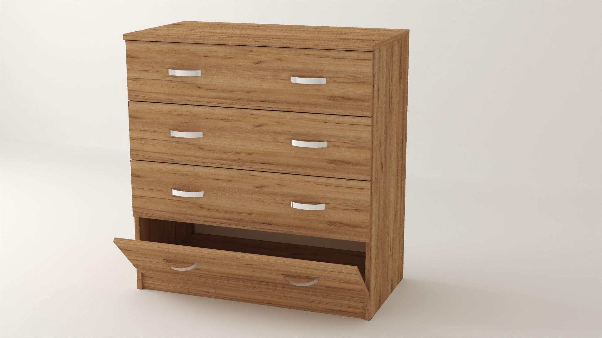 Комод Алекса ВК-20 90х45х90 см Дуб крафт золотий (61012) - фото 1 Комод Алекса ВК-20 90х45х90 см Дуб крафт золотий (61012) - фото 1