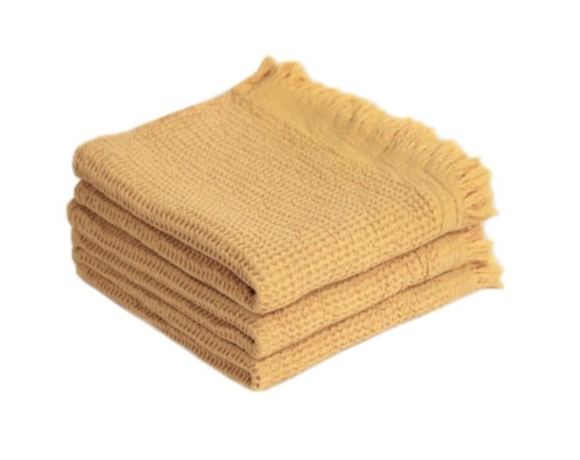 Набір рушників Lotus Home Rius Mustard Гірчичний 30х50 3 шт. (28092016)